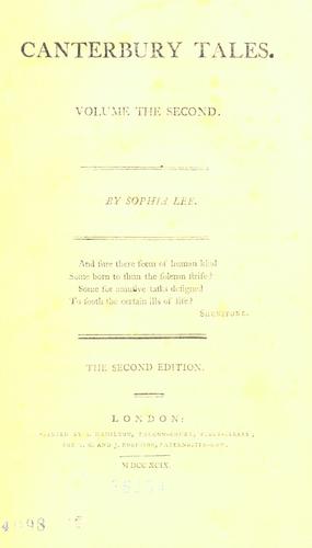Cover for Canterbury tales ...