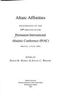 Cover for Altaic affinities