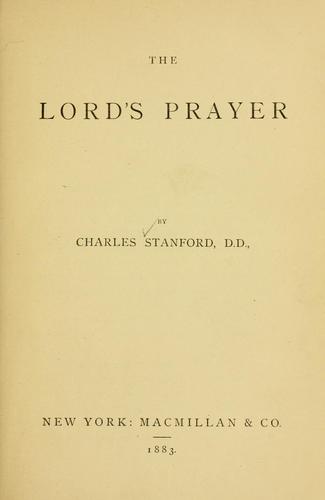 Cover for The Lord's prayer