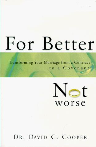 Cover for For Better Not Worse