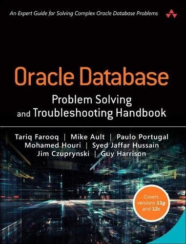 Cover for Oracle database problem solving and troubleshooting handbook