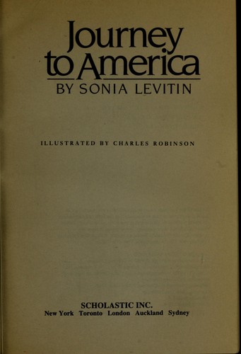 Cover for Journey to America