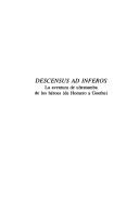 Cover for Descensus ad inferos