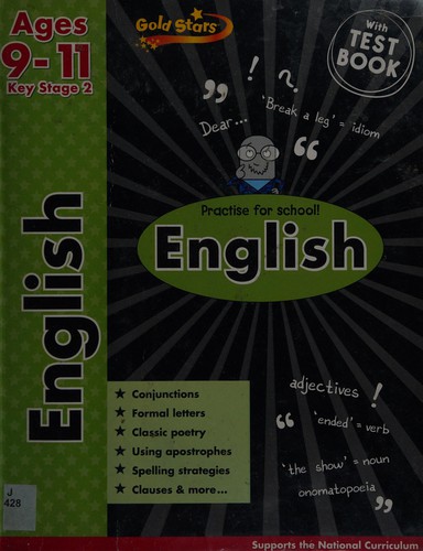 Cover for Gold stars ks2 english workbook age 9-11