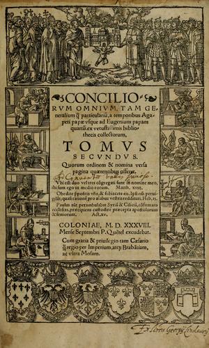 Cover for Concilia omnia, tam generalia quam particularia