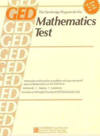 Cover for The Cambridge program for the mathematics test