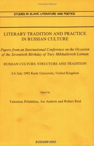 Cover for Literary tradition and practice in Russian culture