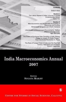 Cover for India Macroeconomics Annual 2007
