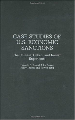 Cover for Case Studies of U.S. Economic Sanctions