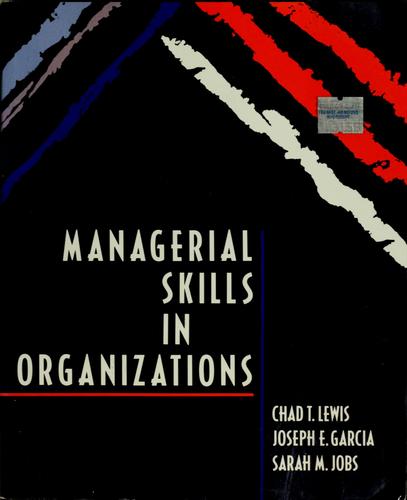 Cover for Managerial skills in organizations