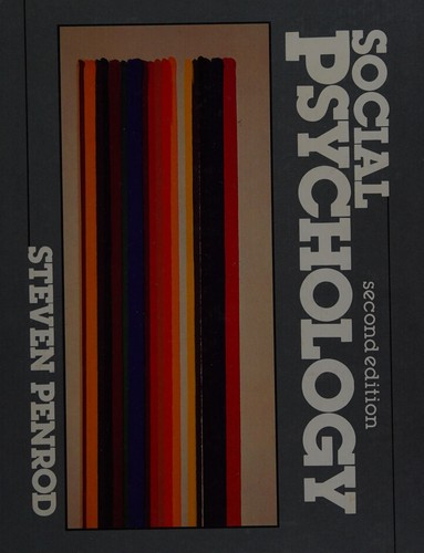 Cover for Social psychology