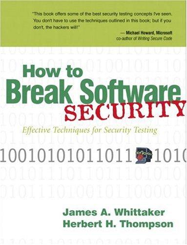 Cover for How to Break Software Security