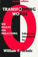 Cover for Transforming words