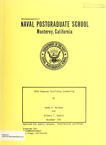 Cover for NTDS computer facilities scheduling