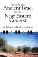 Cover for Essays on ancient Israel in its Near Eastern context