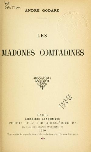 Cover for madones comtadines.
