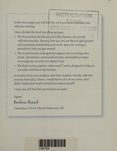 Cover for Reflective Journal