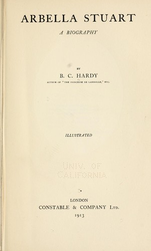 Cover for Arbella Stuart
