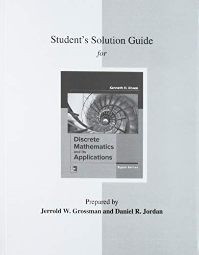 Cover for Student's Solutions Guide for Discrete Mathematics and Its Applications