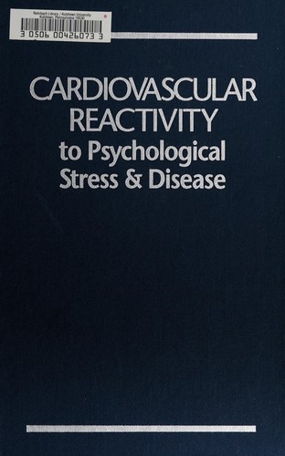Cover for Cardiovascular reactivity to psychological stress & disease