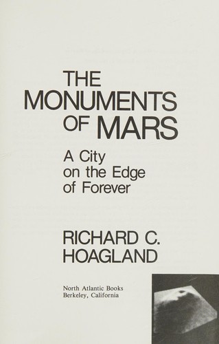 Cover for The monuments of Mars