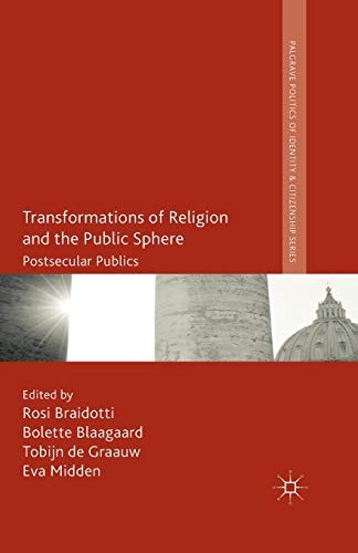 Cover for Transformations of Religion and the Public Sphere