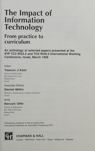 Cover for The impact of information technology