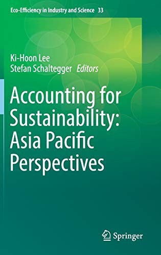 Cover for Accounting for Sustainability
