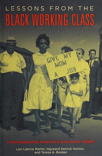 Cover for Lessons from the black working class