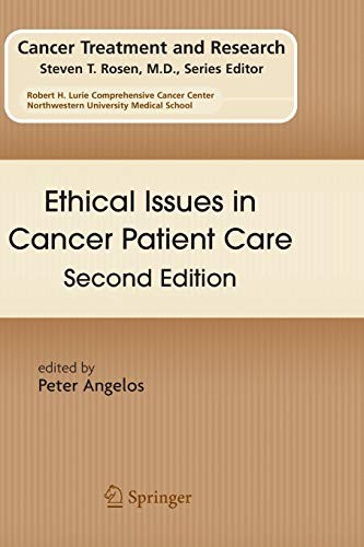Cover for Ethical Issues in Cancer Patient Care