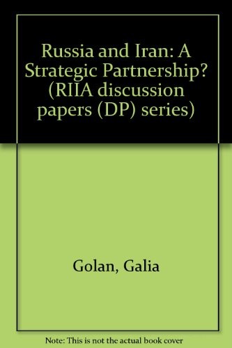 Cover for Russia and Iran (RIIA Discussion Papers (DP) Series)