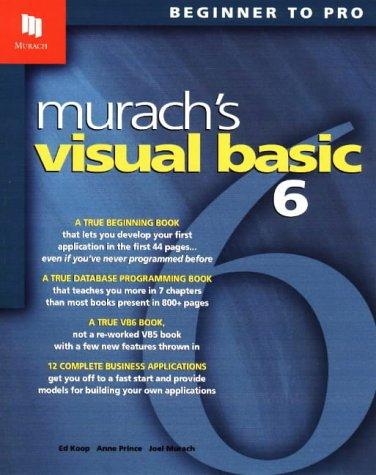 Cover for Murach's Visual Basic 6