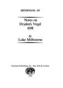 Cover for Notes on Dryden's Virgil (1698)
