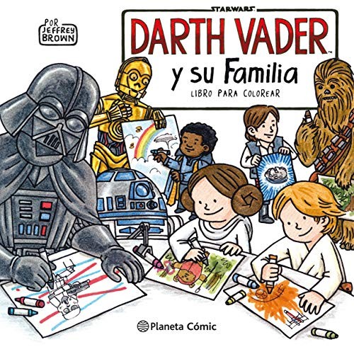 Cover for Star Wars Darth Vader y su familia Libro para colorear
