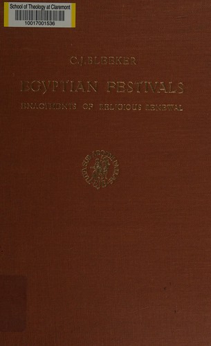 Cover for Egyptian festivals