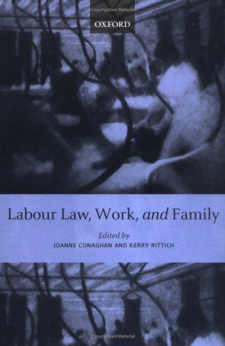 Cover for Labour Law, Work, and Family