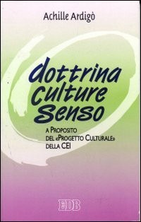 Cover for Dottrina, culture, senso