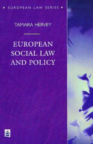 Cover for European social law and policy
