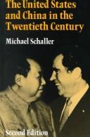 Cover for The United States and China in the twentieth century