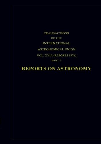 Cover for Reports on Astronomy