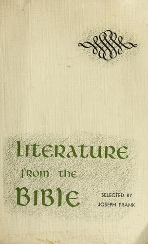 Cover for Literature from the Bible