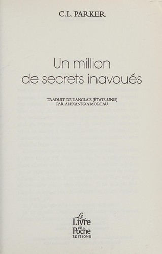 Cover for Un million de secrets inavoués