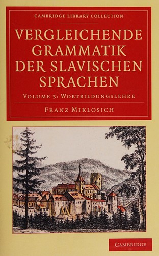 Cover for Vergleichende Grammatik der Slavischen Sprachen