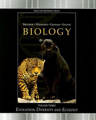 Cover for Evolution, Diversity and Ecology