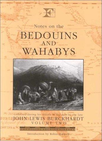 Cover for Notes on the Bedouins and Wahabys Collected During His Travels in the East