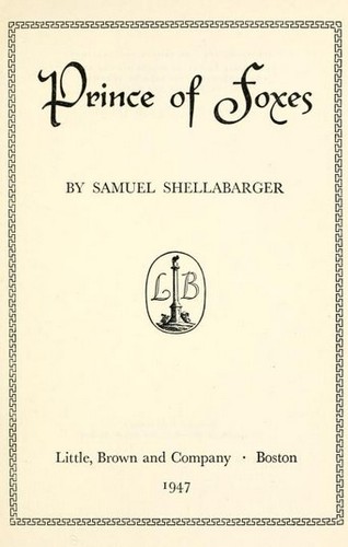 Cover for Prince of Foxes