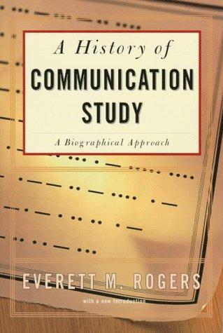 Cover for History Of Communication Study