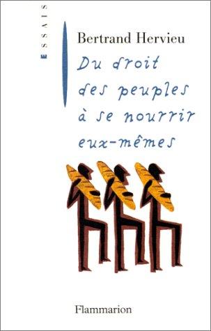 Cover for Du droit des peuples à se nourrir eux-mêmes