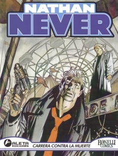 Cover for Nathan Never, Carrera contra la muerte
