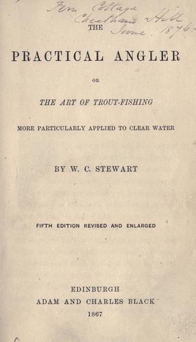 Cover for The practical angler, or The art of trout-fishing, more particularly applied to clear water.